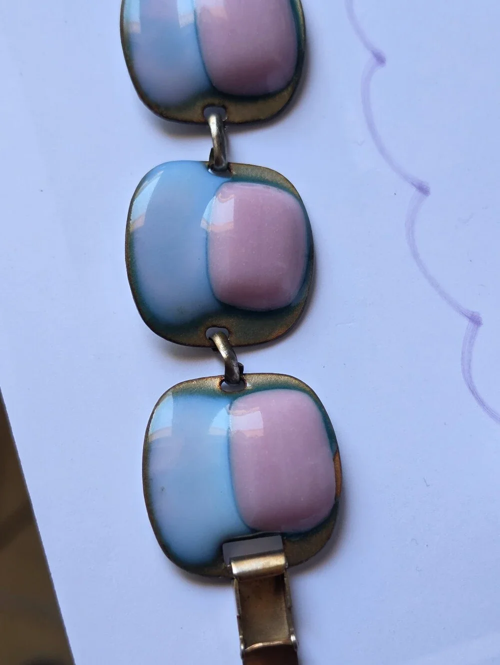 Kay Denning Vintage Enamel Bracelet